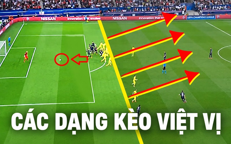 Các dạng kèo Việt Vị phổ biến nhất Các dạng kèo Việt Vị phổ biến nhất